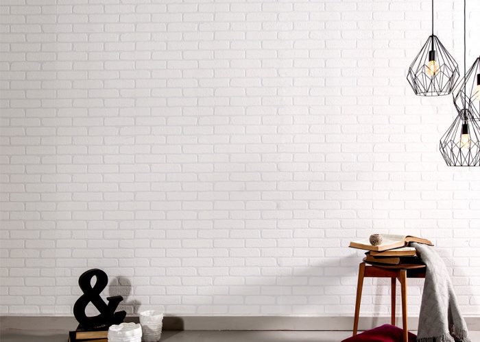 Caramida aparenta alba TECHSTONE WHITE - montaj final