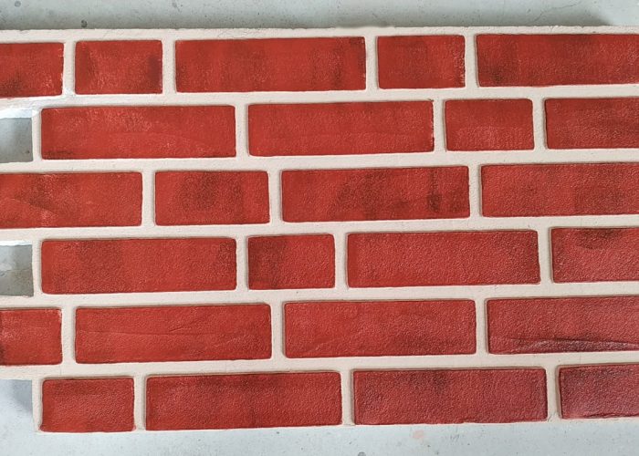 Panouri caramida aparenta de exterior TECHSTONE RED LUX - 100 x 50 x 5 cm - 2