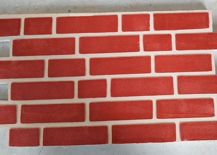 Panouri imitatie caramida exterior TECHSTONE RED CREM 100 x 50 x 5 cm