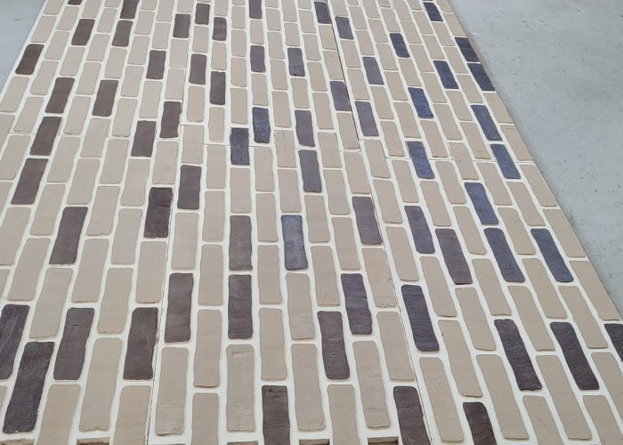 Panouri caramida aparenta de exterior Techstone Creme Cafee 3