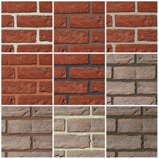 Caramida aparenta Techstone - Texturi si culori